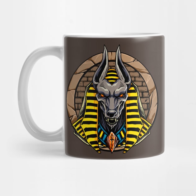 Anubis Egypt mythological by Mako Design 